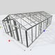 Janssens Gigant 15x29 Greenhouse Aluminium