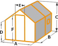 Greenhouse Size Diagram