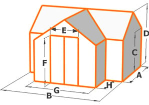 T-Shaped Greenhouse Diagram
