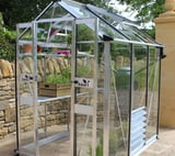 4x4 Halls Cotswold Birdlip Greenhouse - Polycarbonate Glazing