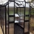 Eden Birdlip 4x6 Zero Threshold Greenhouse in Black