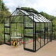 Eden Blockley 8x10 Greenhouse with Black Powder Coating