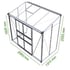 Eden Broadway 4x8 Lean to Greenhouse Dimensions