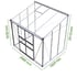 Eden Broadway 6x8 Lean To Greenhouse Dimensions