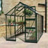 Eden Burford 6x10 Green Greenhouse with Zero Threshold Base