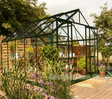Eden Consort 8x10 Green Greenhouse - Horticultural Glazing