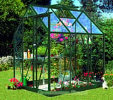 Eden Countess Green 5x6 Greenhouse - Horticultural Glazing