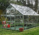 Eden Monarch Silver 10x14 Greenhouse - 3mm Toughened Glazing