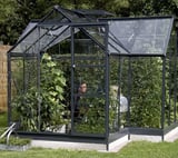 Eden Orangery Silver Greenhouse - 3mm Toughened Glazing