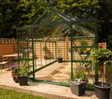 Eden Regal 8x14 Green Greenhouse - Horticultural Glazing