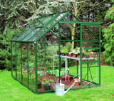 Eden Regent 8x6 Green Greenhouse - Toughened Glazing