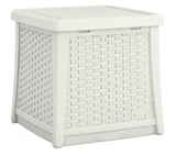 Suncast 49litre Side table with Storage in White