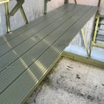 Powder Coated 5 Slat Staging