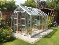 Elite Belmont 8x10 Greenhouse - Horticultural Glazing