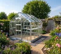 Elite Belmont 8x8 Greenhouse - Toughened Glazing
