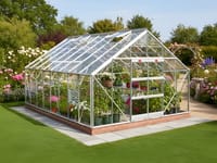 Elite Classique 12x16 Greenhouse - Toughened Glazing
