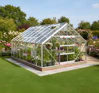 Elite Classique 12x16 Greenhouse - Horticultural Glazing