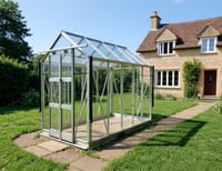 Elite Compact 4x10 Greenhouse - Toughened Glazing