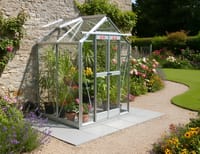 Elite 4x4 Apex Lean To Greenhouse - Toughened Glazing
