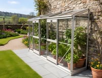 Elite Easygrow 2x12 Lean to Greenhouse - Horticultural Glazing