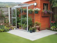 Elite Easygrow 2x6 Lean to Greenhouse - 6mm Polycarbonate Glazing