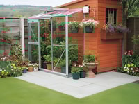 Elite Easygrow 2x6 Lean to Greenhouse - Horticultural Glazing