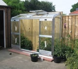 Elite Easygrow 2x12 Lean to Greenhouse - Horticultural Glazing