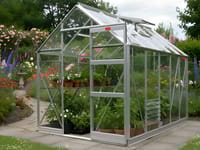 Elite High Eave 6x10 Greenhouse - Toughened Glazing