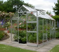 Elite High Eave 6x10 Greenhouse Package - Horticultural Glazing