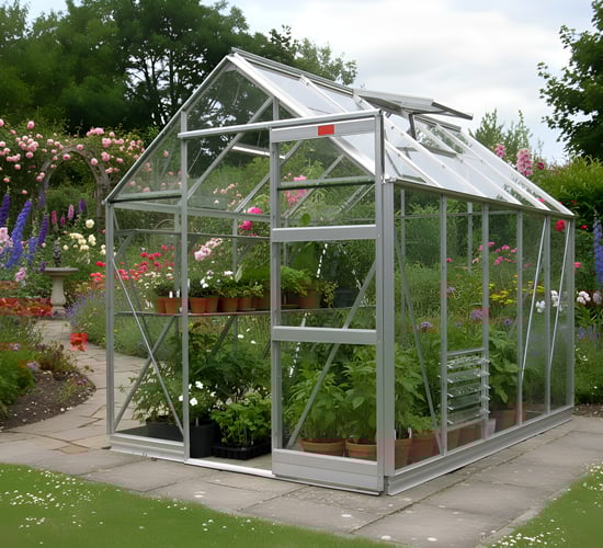 Elite High Eave 6x10 Greenhouse