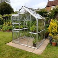 Elite High Eave 6x4 Greenhouse Package - Horticultural Glazing