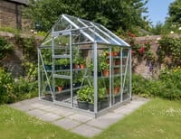 Elite High Eave 6x6 Greenhouse Package - Horticultural Glazing