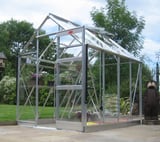 Elite High Eave 6x10 Greenhouse Package - Toughened Glazing