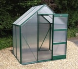 Elite Igro 6x6 Green Greenhouse - Polycarbonate Glazing
