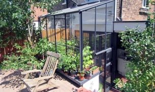 Elite Kensington 6x8 Lean to Greenhouse - 6mm Polycarbonate Glazing