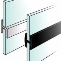 Elite Muntin and Roof Glass Spacer Black