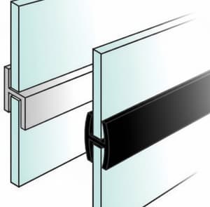 Elite Muntin and Roof Glass Spacer Black