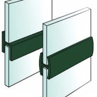Elite Muntin and Roof Glass Spacer Green