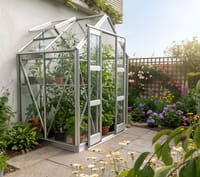 Elite 5x4 Apex Lean To Greenhouse - Toughened Glazing