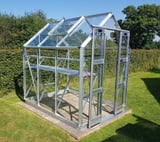 Elite Streamline 5x6 Greenhouse - Horticultural Glazing
