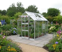 Elite Streamline 5x8 Greenhouse - Horticultural Glazing