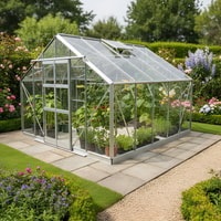 Elite Supreme 10x10 Greenhouse - Horticultural Glazing