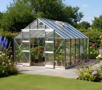 Elite Supreme 10x12 Greenhouse - Horticultural Glazing