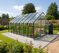 Elite Supreme 10x14 Greenhouse - Horticultural Glazing