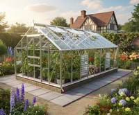 Elite Supreme 10x18 Greenhouse - Horticultural Glazing