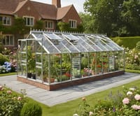 Elite Supreme 10x20 Greenhouse - Toughened Glazing