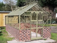 Elite Thyme 8x14 Dwarf Wall Greenhouse - Toughened Glazing