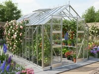 Elite Thyme 8x16 Greenhouse - Toughened Glazing