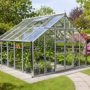 Elite Titan 1000 10x10 greenhouse - strongest wind resistant greenhouse UK