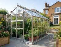 Elite Titan 8x12 Greenhouse - 6mm Polycarbonate Glazing